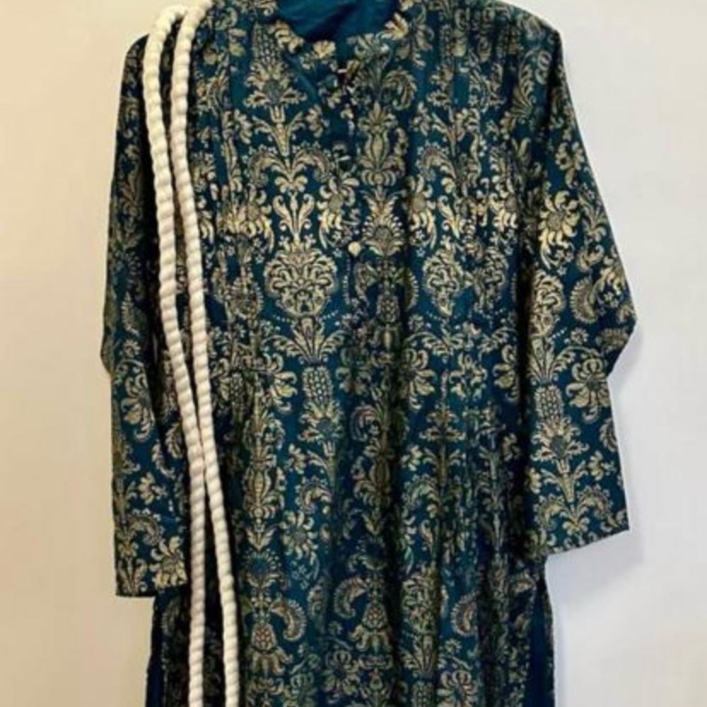 Pakistani dress / screen printed